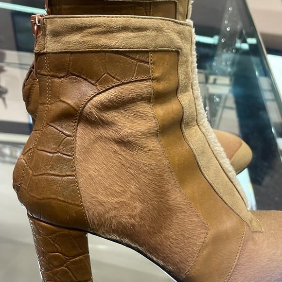 Just Cavalli Ankle Boots Fur Leather - Picture 5 of 12